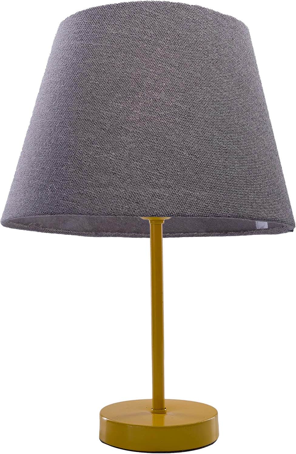 Nagafa Shop Martia TB2 High Quality Modern Design Table Lamp for Living Room, Bedroom, or Hall - Yellow Grey