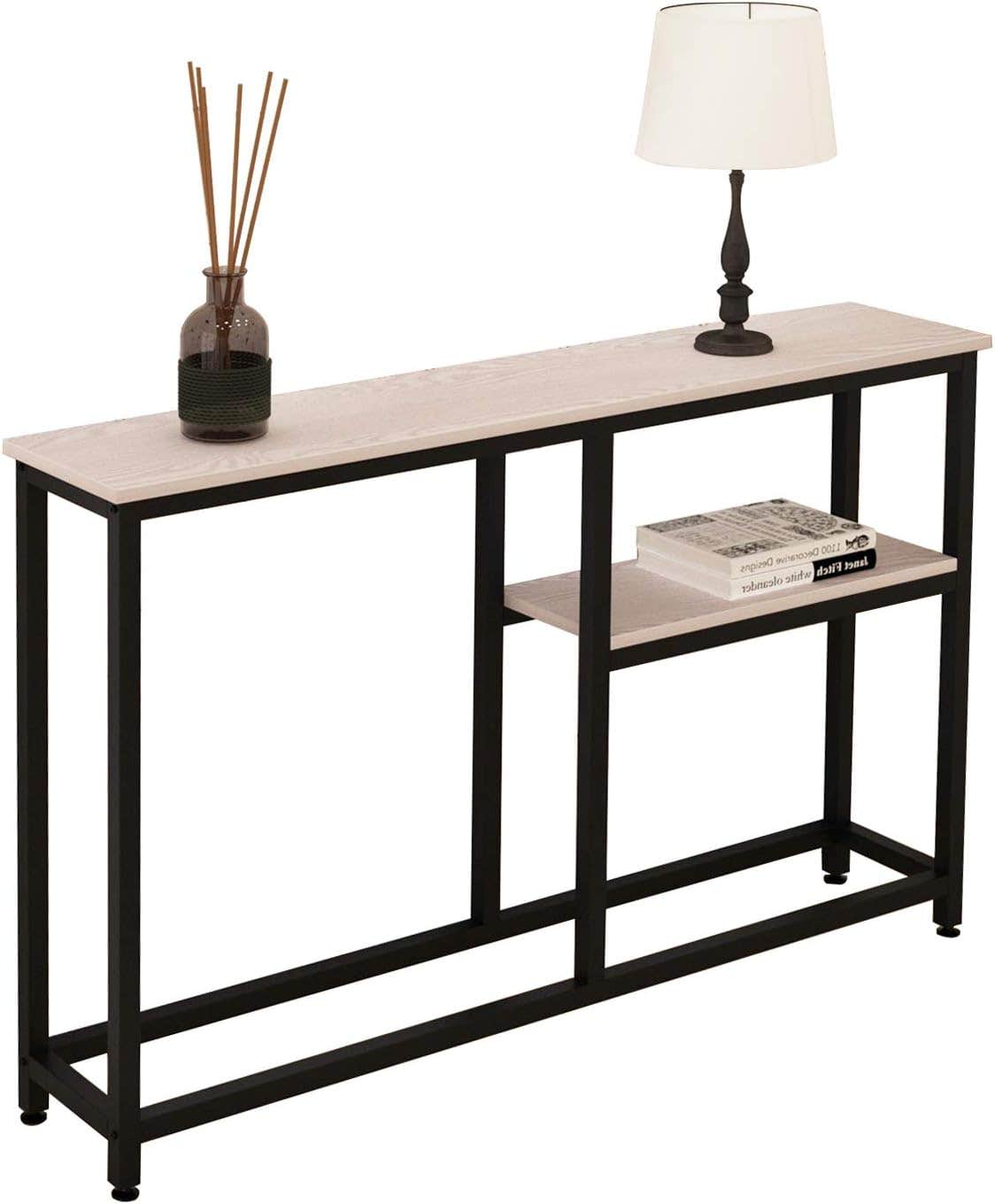 SDHYL Console Table, Sofa Table,Entry Table,Plant Table, Tall Table,Couch Table, Wall Table, Hallway Table,Entrance Table,Metal Frame, Sofa Tables for Living Room,Console Tables for Entryway
