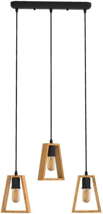Mishkah Lighting Triple Ceiling Lamp - 100x20cm