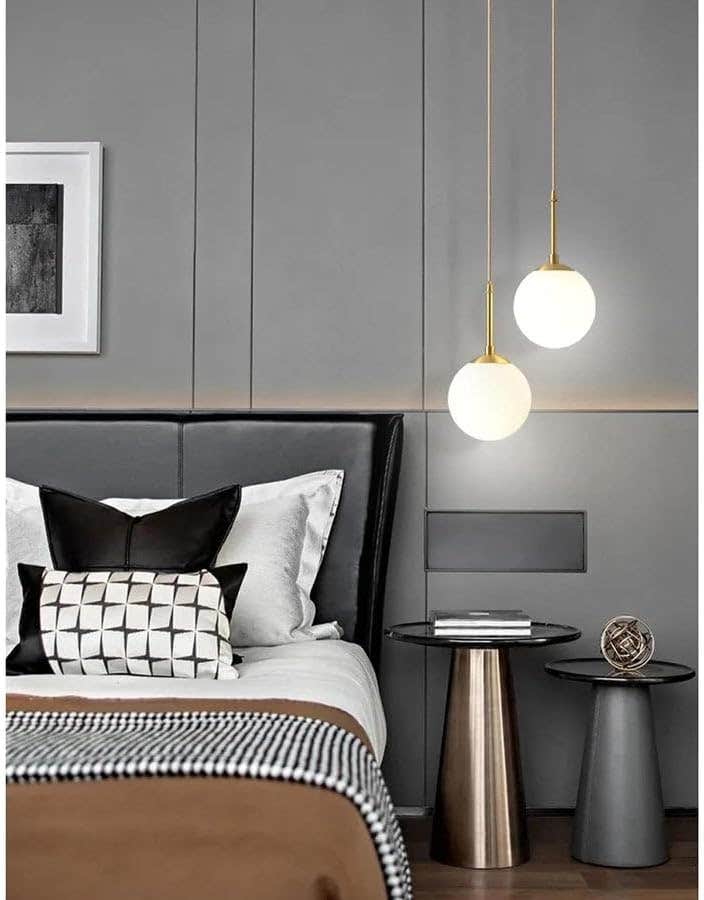 Modern Dual-Head Pendant Light Fixture by Mishkah Lighting