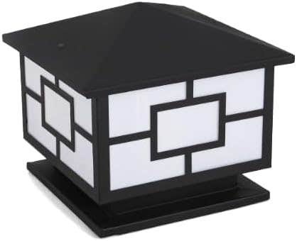 Alameer Black Glass Wall Lantern for Outdoor Lighting, 25x25cm