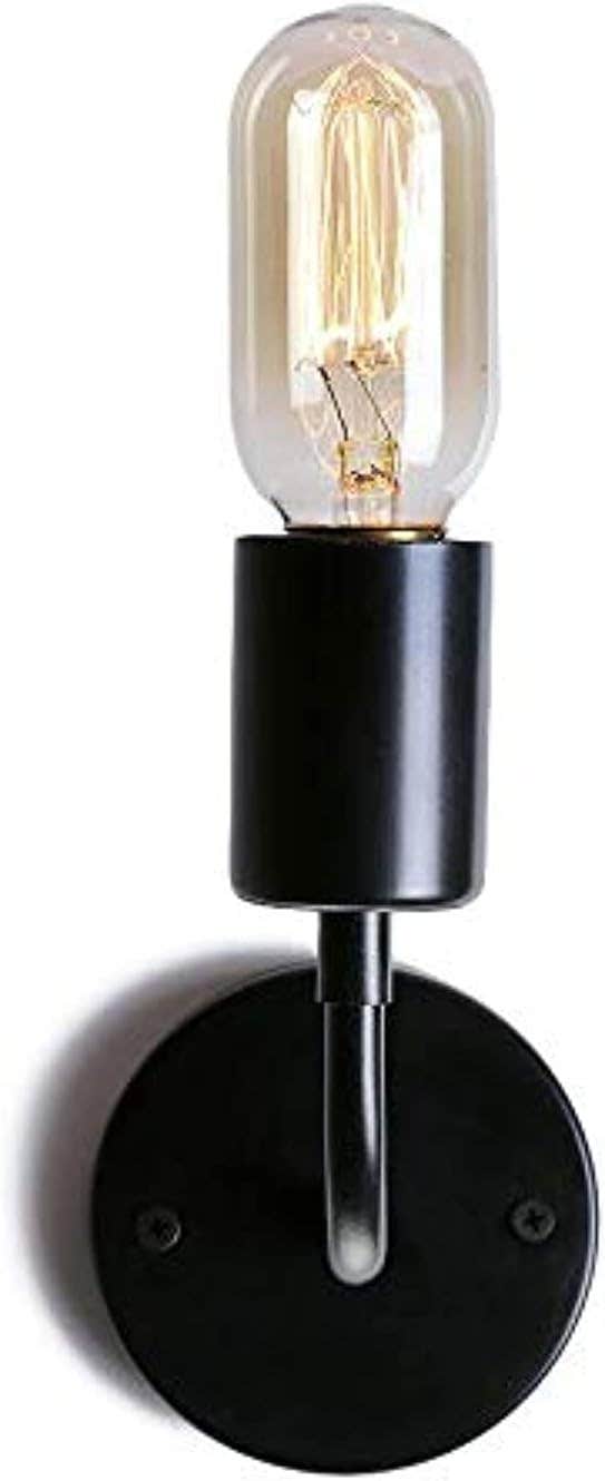 Elaf Basic Black Acrylic Wall Lamp - Durable Flush Mount