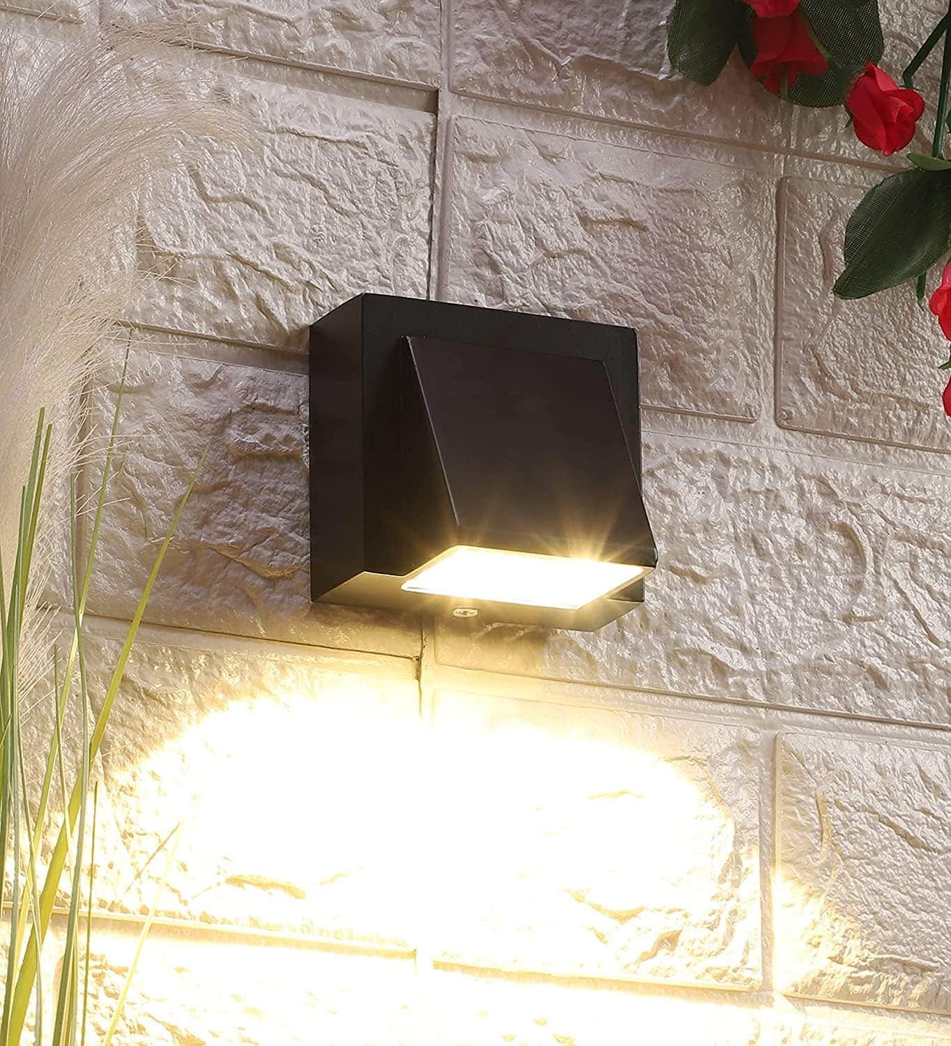 Arham 3 Watt Out Door Down Light NL2503 Rectangular( GREY,BLACK)