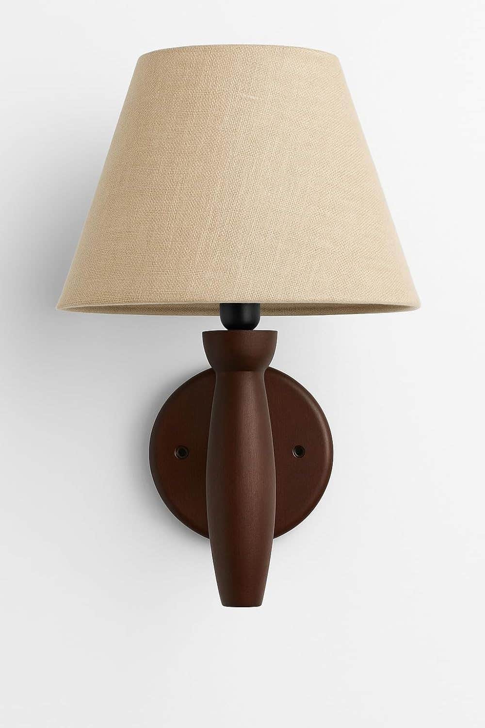Mishkah Lighting Beige Brown Boho Wall Lamp - Plastic Chandelier