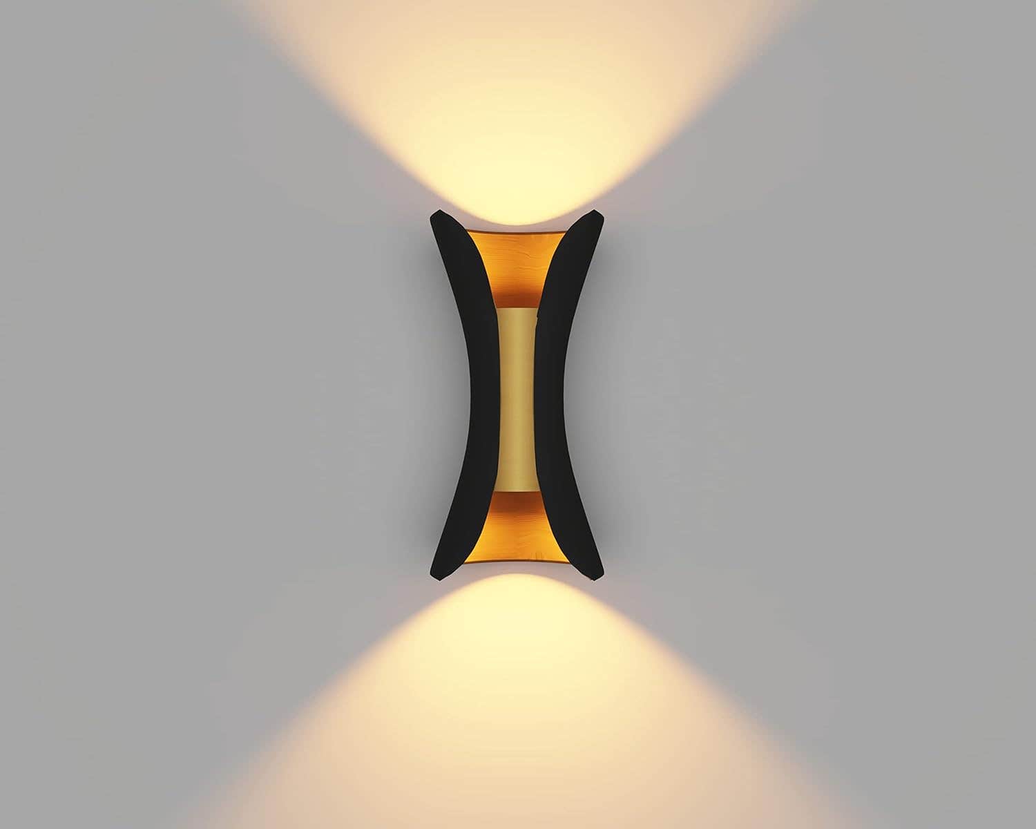 PESCA 10W Waterproof Curve Shape LED Wall Light - Aluminum Outdoor Lamp