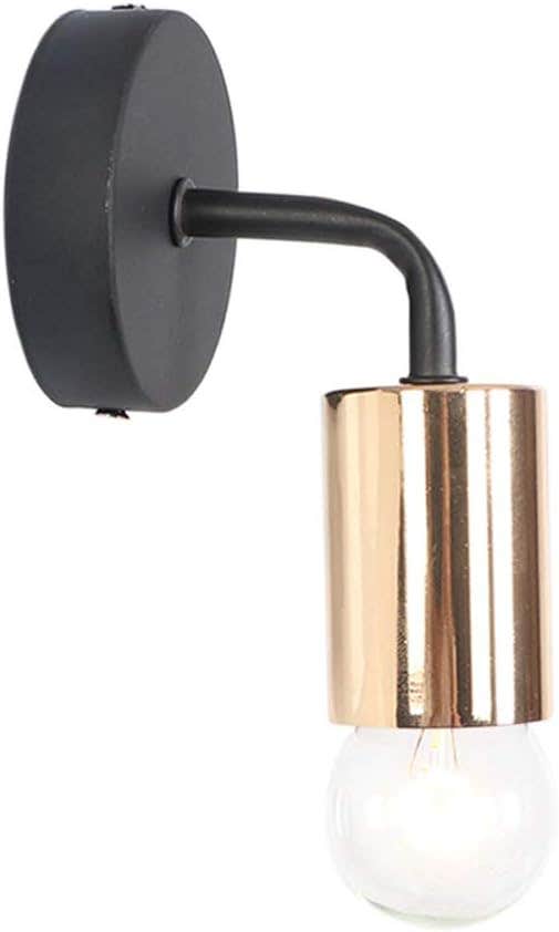 TSS Iron Wall Lamp, Vintage Industrial Gold Sconce - Energy Efficient