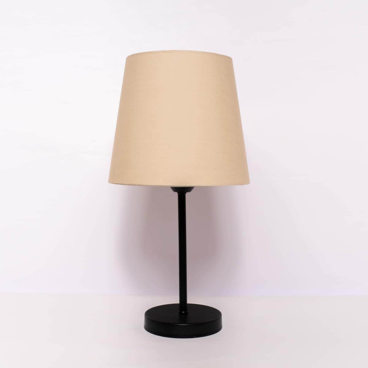 Biloxi Lampshade 1 Bulb Black * Beige