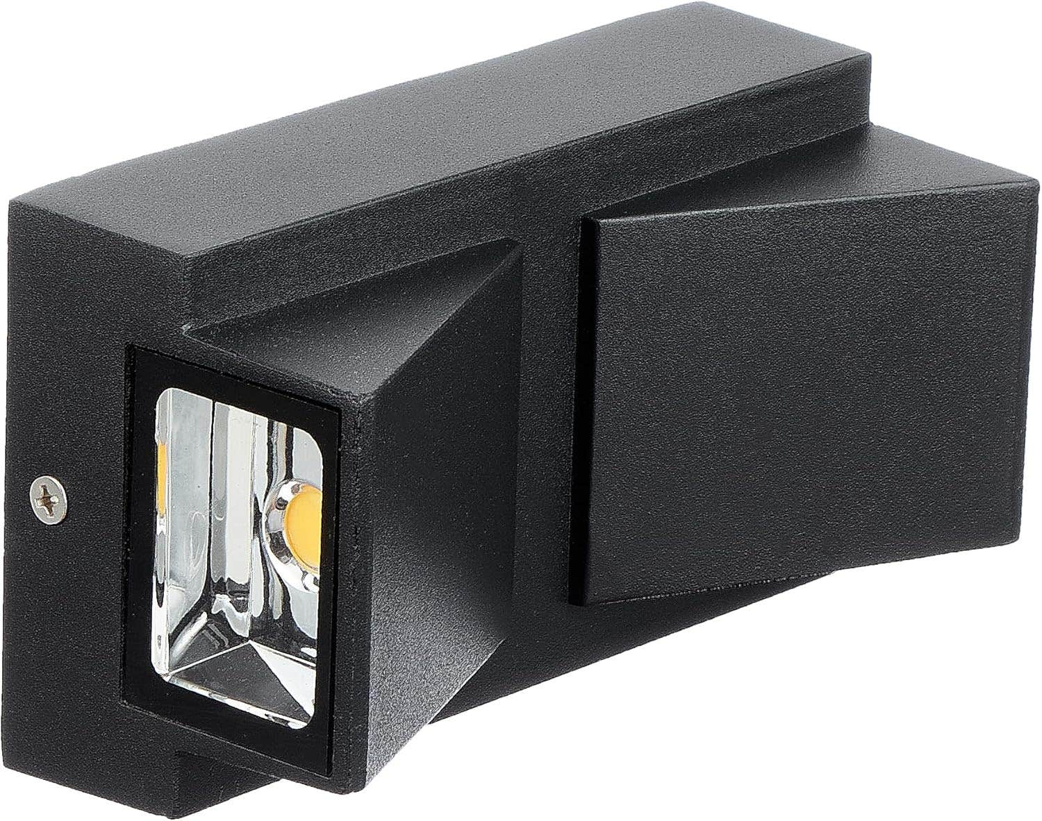 6 Watt Double Prism Updown Black Spot 2 lamp