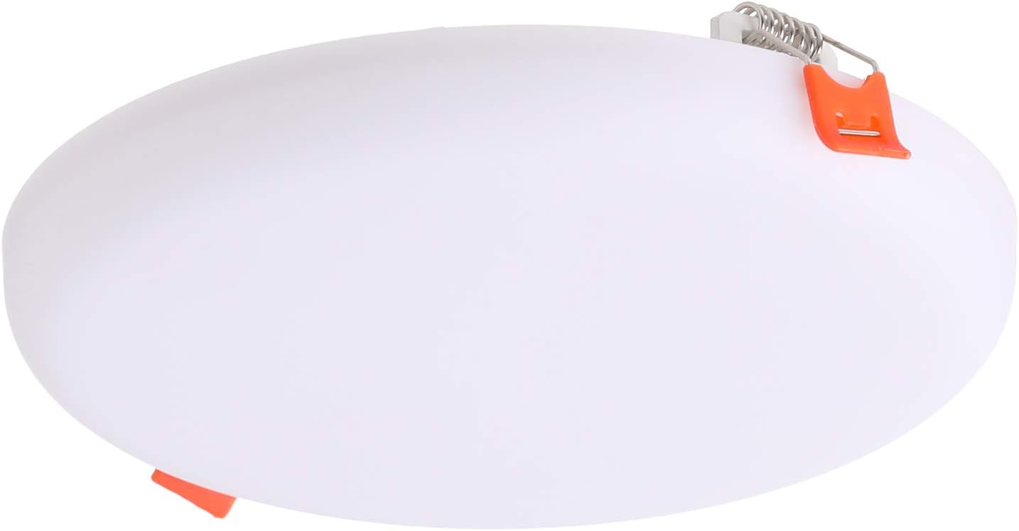 Habib Round White LED Ceiling Spotlight - Energy Efficient, 8W