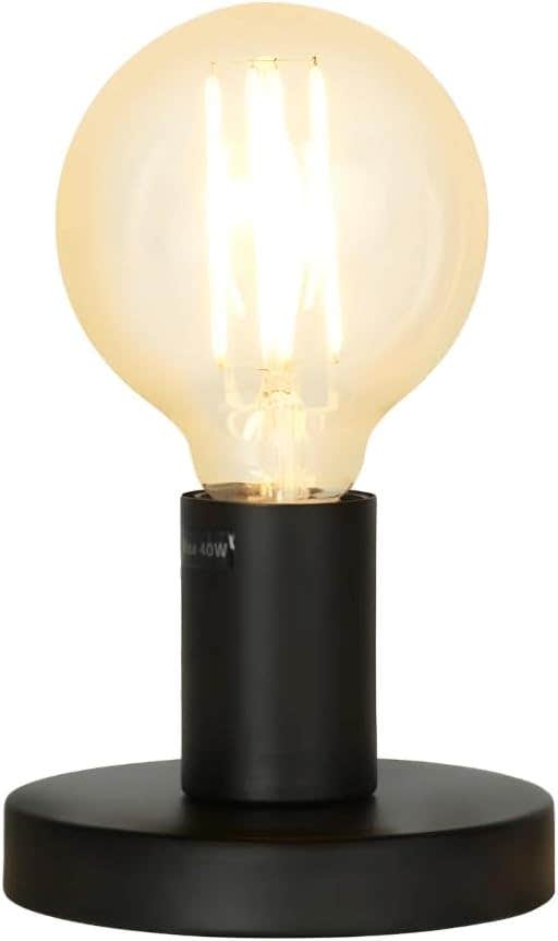 Elegant Black Metal Lampshade | Durable Construction