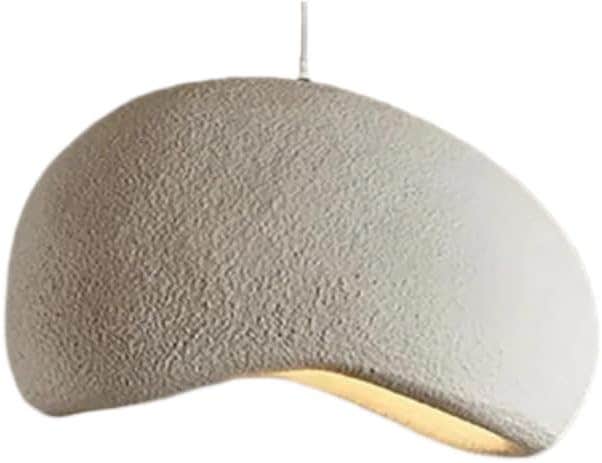 Modern Fiberglass Art Foam Hanging Pendant Lamp - 40cm Diameter