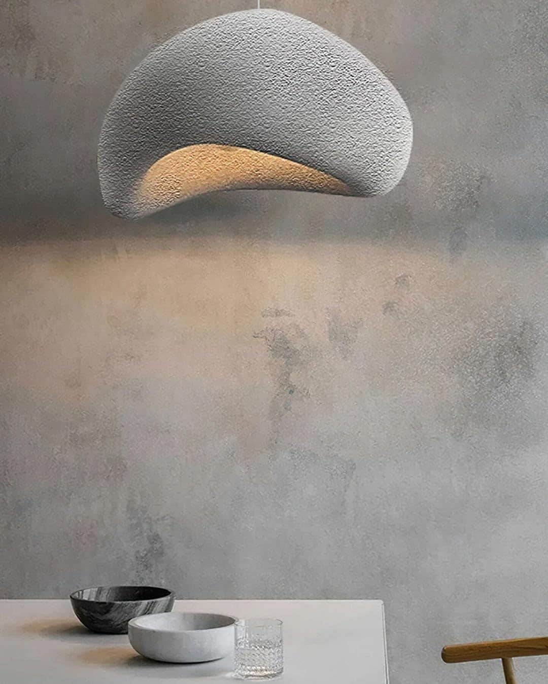(Fiber Glass Hanging Lamp) __ 60cm__ by Mushkah Lighting