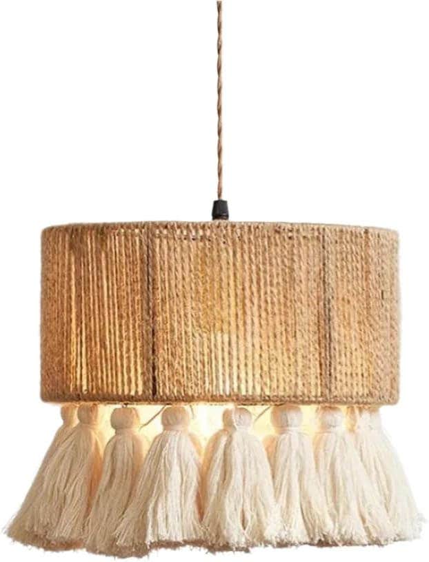Bohemian Rope Pendant Lamp - Generic Lighting Fixture - Bohemian Style