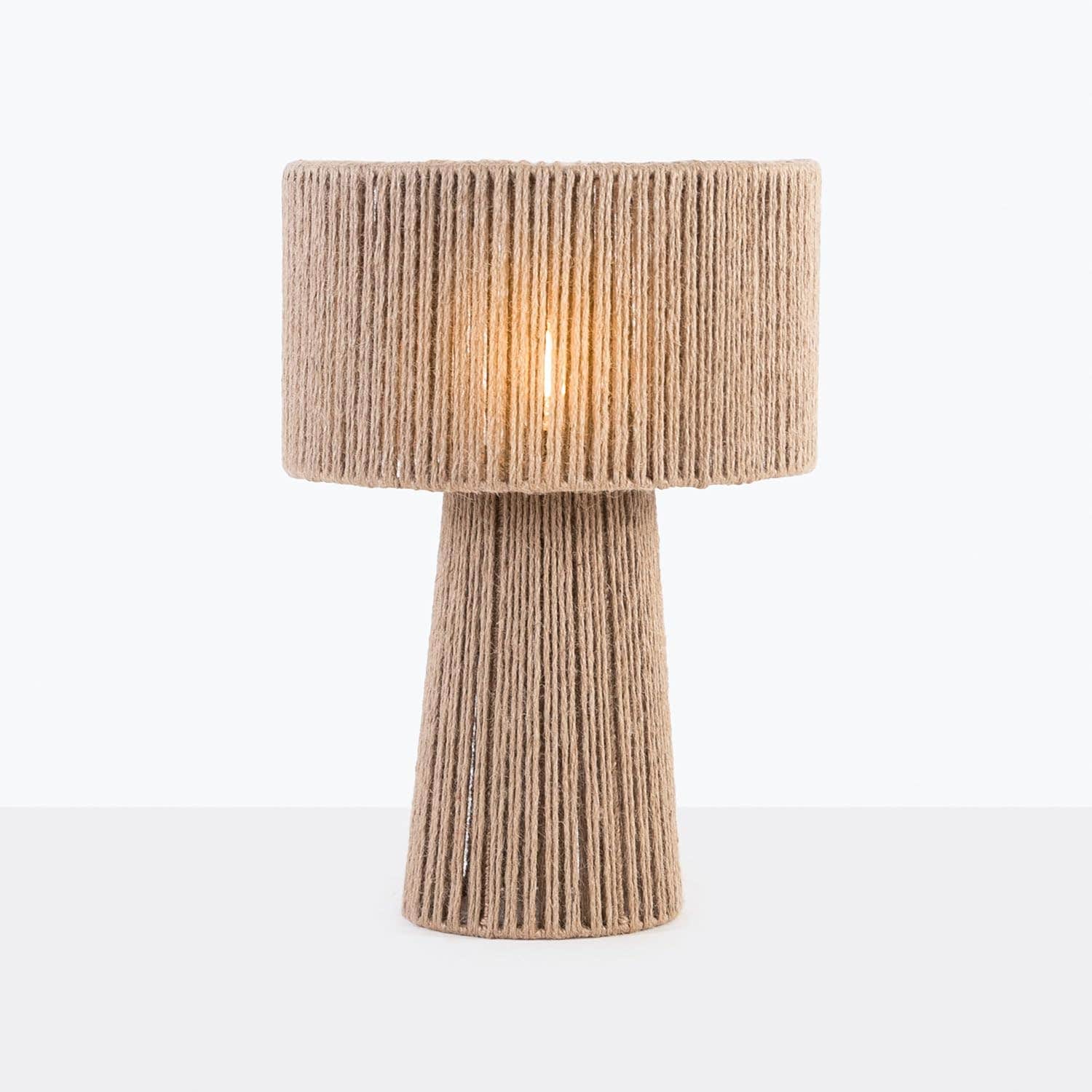 Boho Beige Macrame Lampshade - Mishkah Lighting