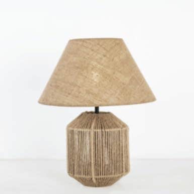 Modern Beige Table Lamp - Elegant Nightstand Lighting