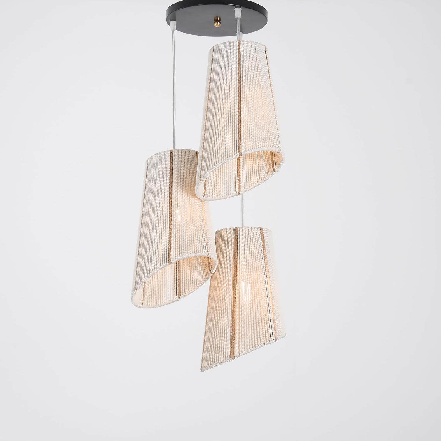 Modern Boho-Style White Pendant Light | 50x40 cm | Generic | Mishkah Lighting