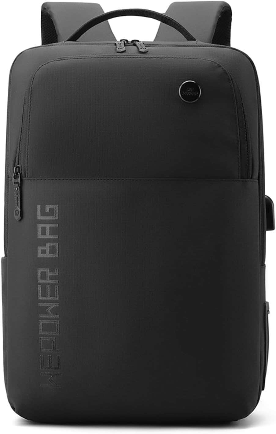 Waterproof Laptop Backpack with USB Charging Port & Luggage Strap for Work, Travel & School