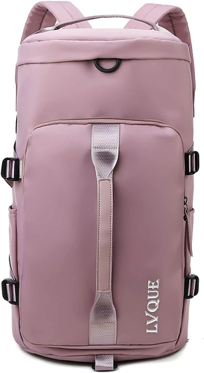 FANDARE Pink Waterproof Gym Backpack with Shoe Compartment