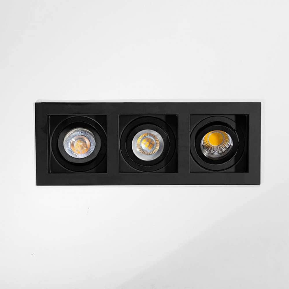 FrameSpot Light Black3 Rectangle Lamp 9 * 25cm without Duane Lite Bulb