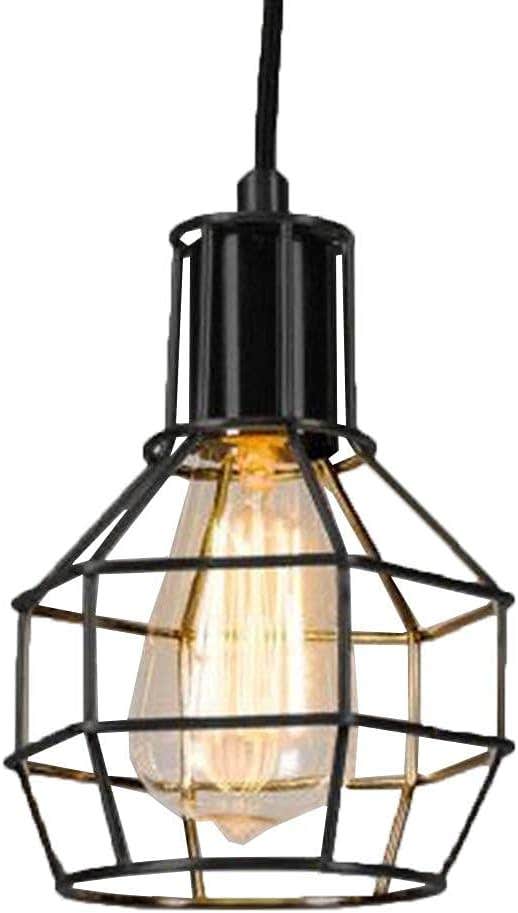 Sign Black Metal Bomb Shape Pendant Lighting Unit For Home Decoration