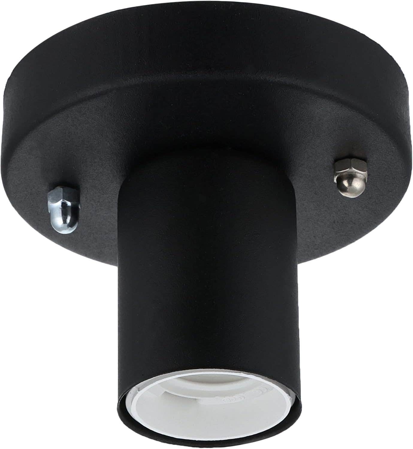 ElRawda Black Ceiling Lamp - Modern Metal Light, Black