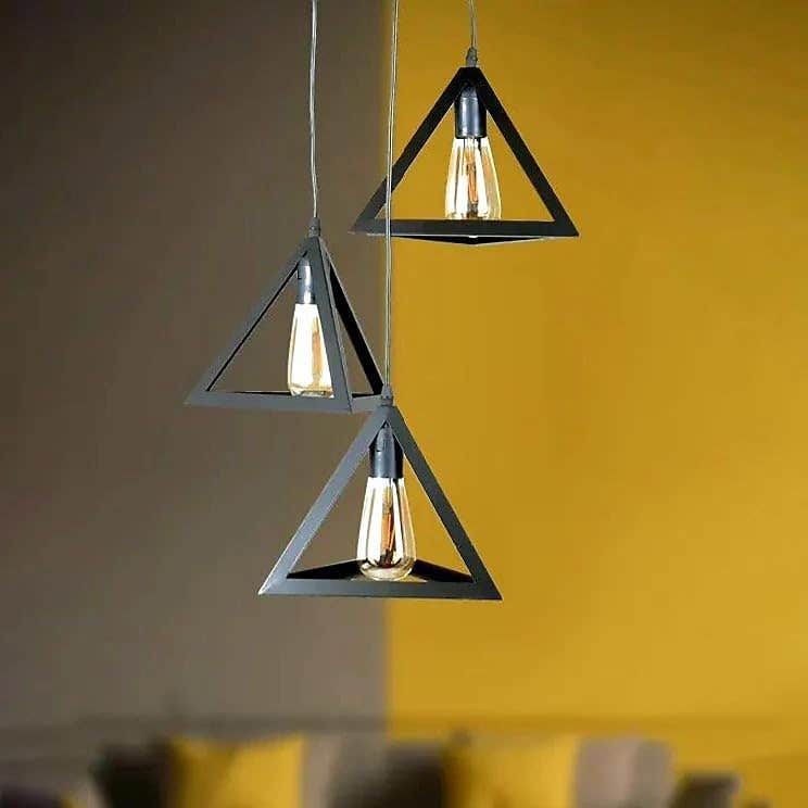 Mishkah Lighting 30x55cm Triple Ceiling Lamp