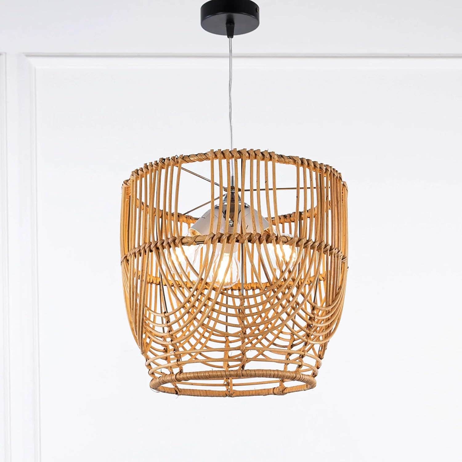 Modern Decorative Art Deco Ceiling Light 75x50cm - Beige Clay - Mishkah Lighting