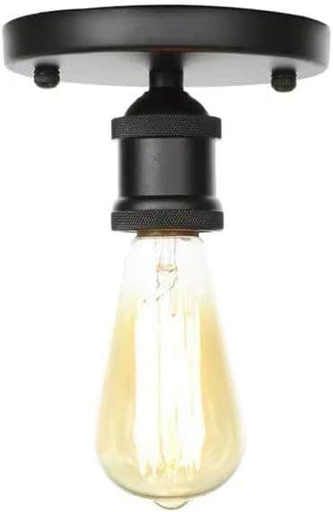 Mishkah Lighting Industrial Ceiling Light__ Black