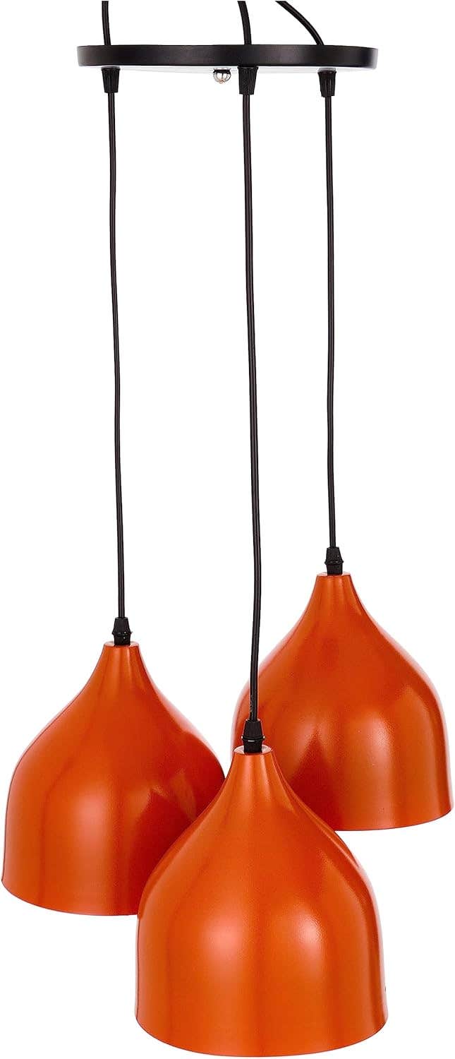 Nagafa Shop, Modern Design Ceiling Lamp, For Living Room, Bedroom, Or Hall - Orange