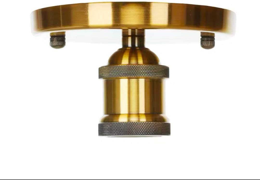 Mishkah Lighting Gold Industrial Ceiling Light - Metal Construction