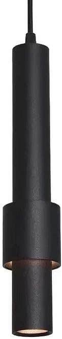 Modern Black Cylinder Pendant Light Fixture | Minimalist Design