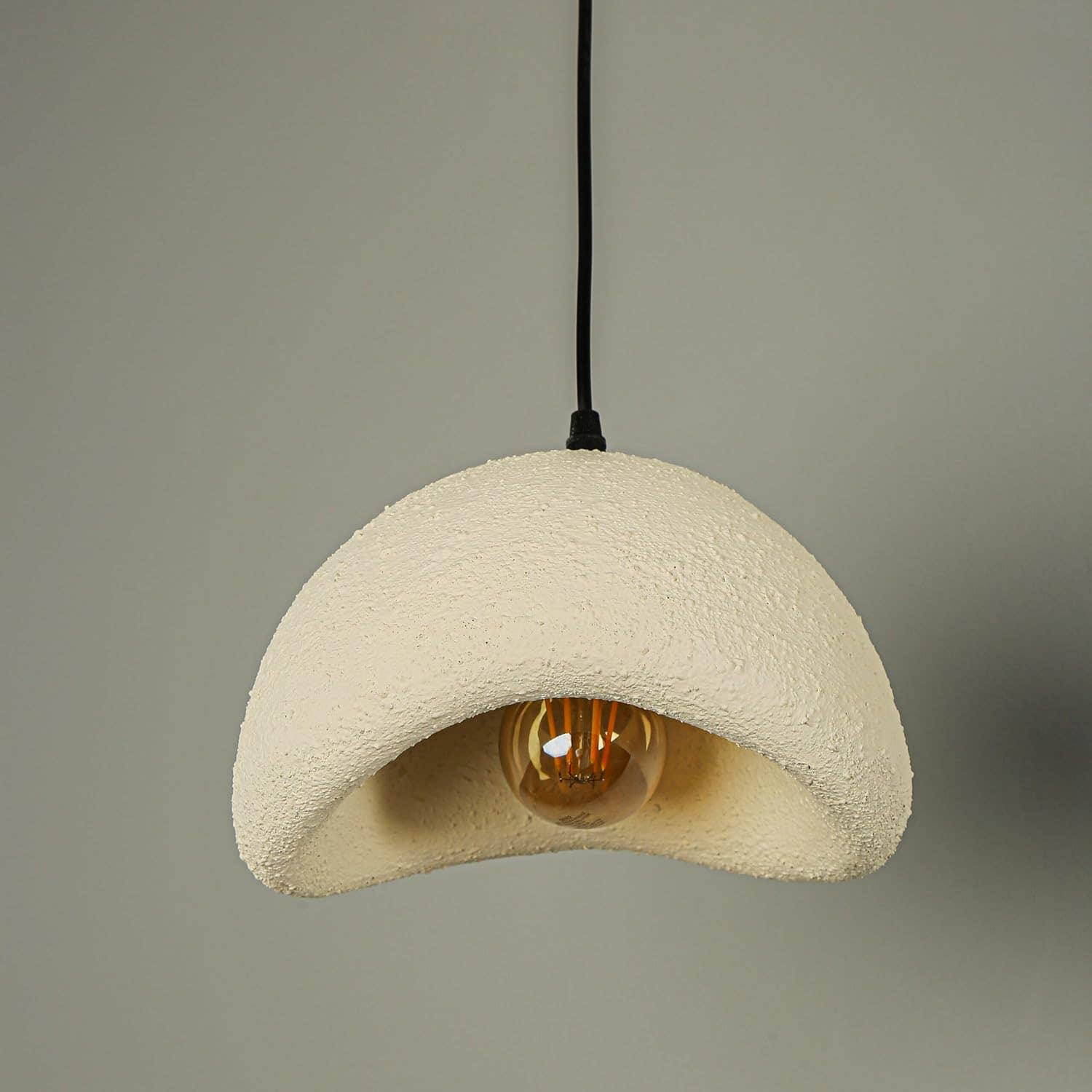 Fiber Glass Pendant Light 25cm - Modern Design - Warm Lighting