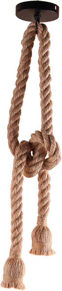 Bamboo Pendant Rope Lamp | Adjustable Shape, Beige