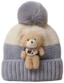 Generic Unisex Black Beanie Hat - Acrylic Material - Free Size - TalhaOnlineStore