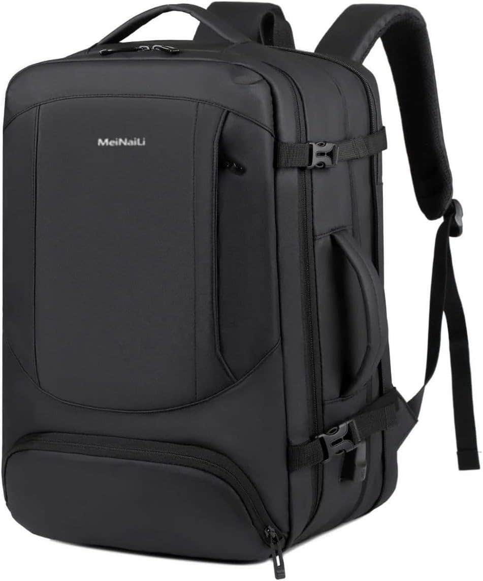 Meinaili Business Laptop Backpack | USB Charging | Water-Resistant | 15.6" Laptop Compartment