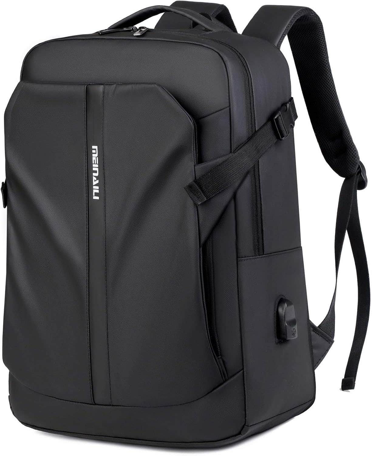 MEINAILI Large Capacity Waterproof Laptop Backpack with Shoe Compartment & USB Charging