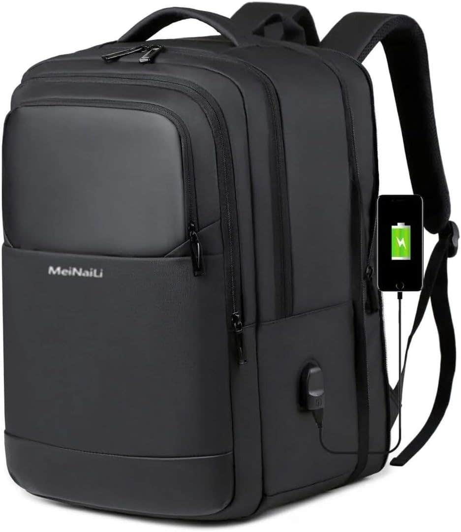 MEINAILI Waterproof Business Travel Backpack with Shoe Compartment