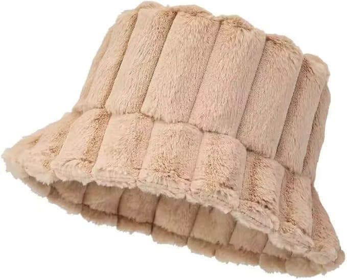 Women's Winter Plush Fur Hat | Stylish & Warm | Elastic Fit | Multiple Colors | Lightweight