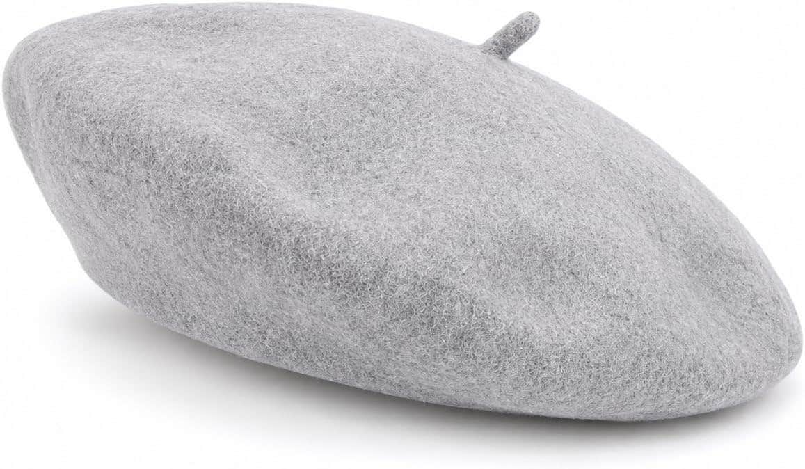 ITRAT Wool Beret Hat - Classic French Style for Women & Men