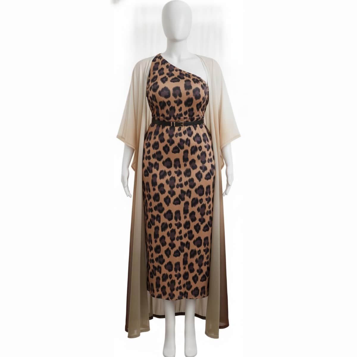 Women's Dress - Gamal Sons, 2 Pieces, Long, Printed - Multicolor