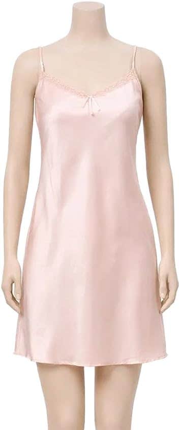 Women's Nightgown - Gamal Sons, Lace & Silk, Embroidered, Luxury