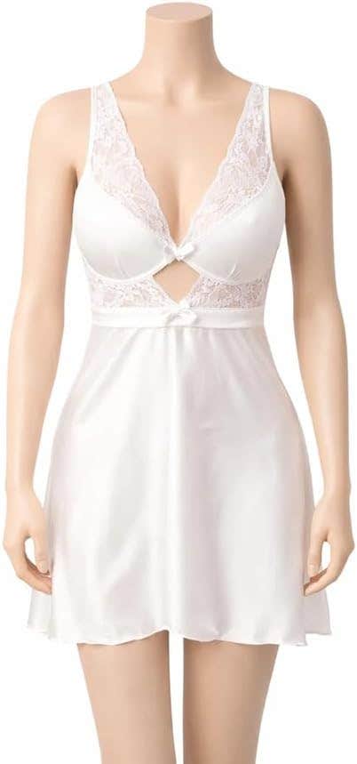Women's Nightgown - Gamal Sons, Satin & Lace, Model GS-272-51489