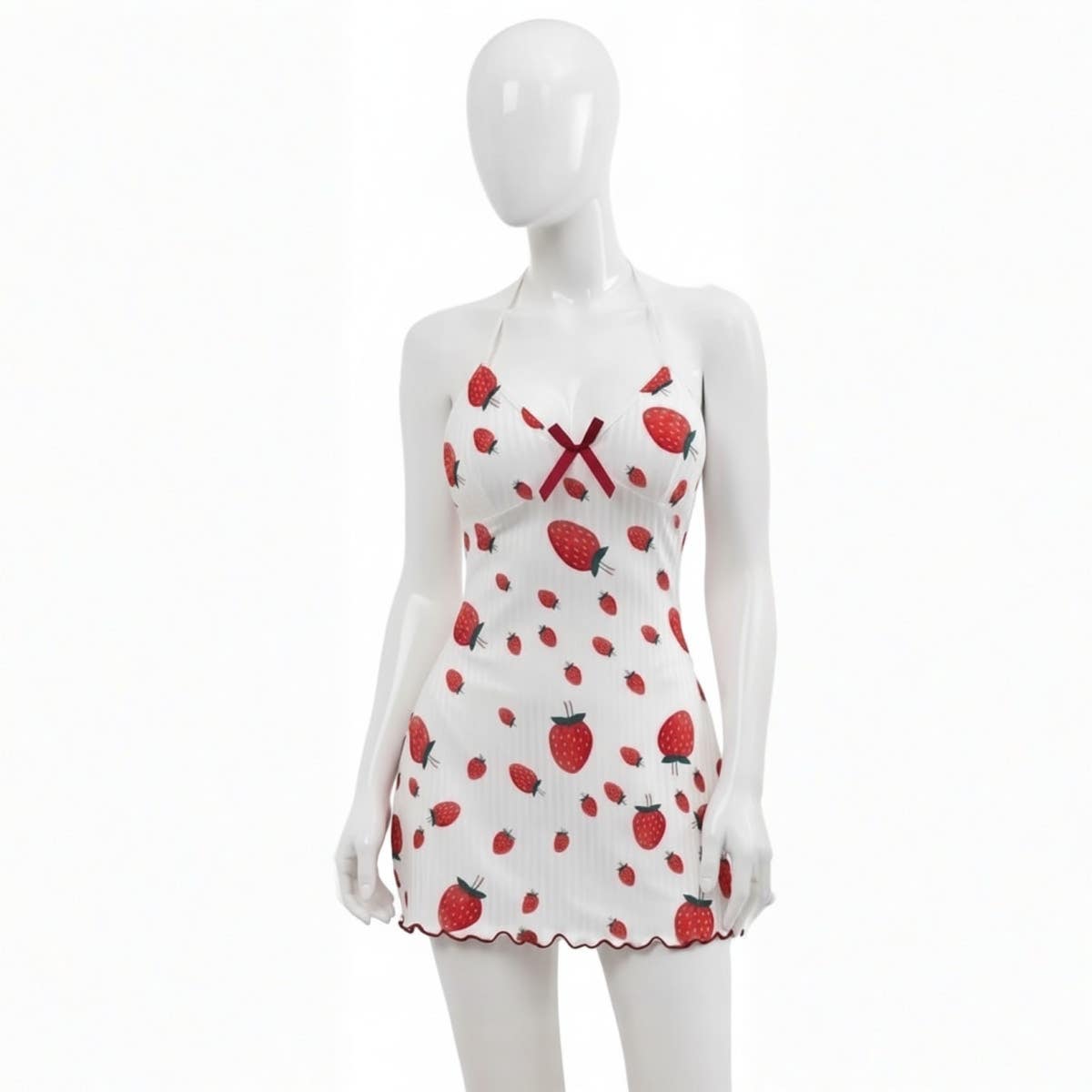 Women's Lingerie - Gamal Sons, Silk, 1 Piece, Short - White