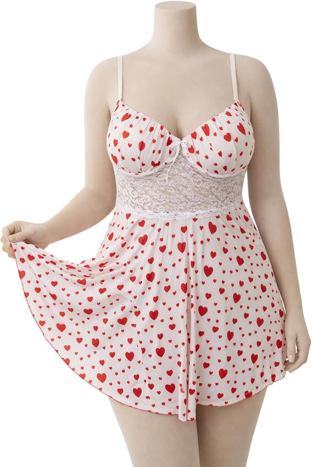Women's Nightgown - Gamal Sons, Short - White