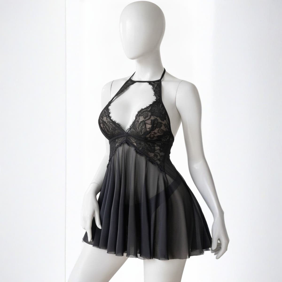 Women's Lingerie - Gamal Sons, Model GS-963-51246, Luxury - Black