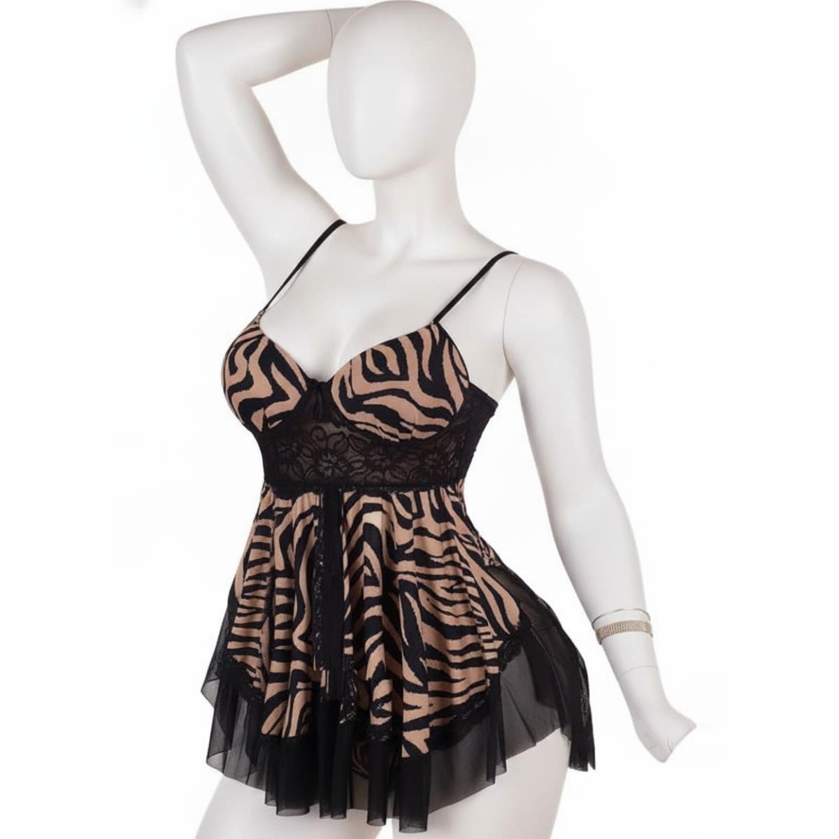 Women's Lingerie - Gamal Sons, Model GS-950-51244 - Black