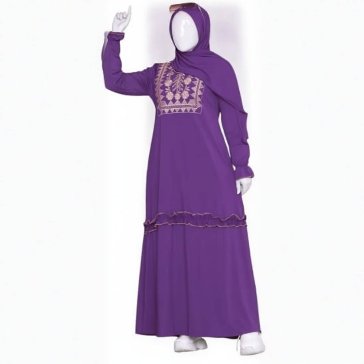 Women's Isdal - Gamal Sons, Vison, One Size, With Separate Headscarf