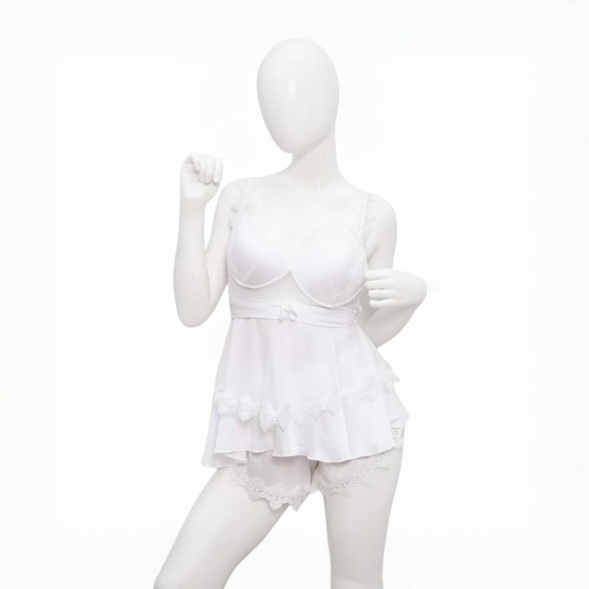 Women's Vest - Gamal Sons, Satin & Lace, 2-Piece, Model GS-271-51491