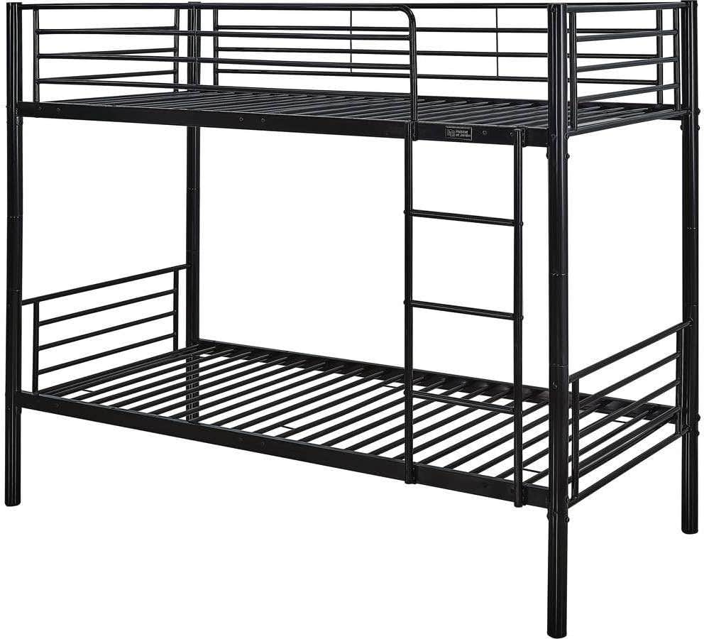 Habitat et Jardin Adam Bunk Bed, 90 x 190 cm, Metal, Black