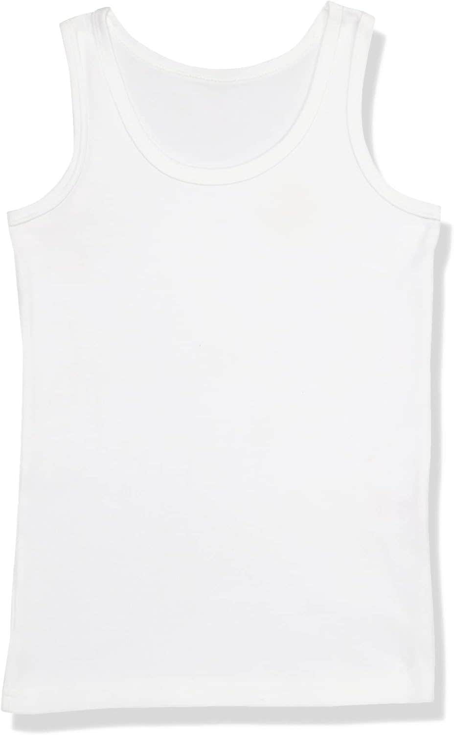 Elsayaad Boys Sleeveless Cotton Undershirt - White - Pack of 1